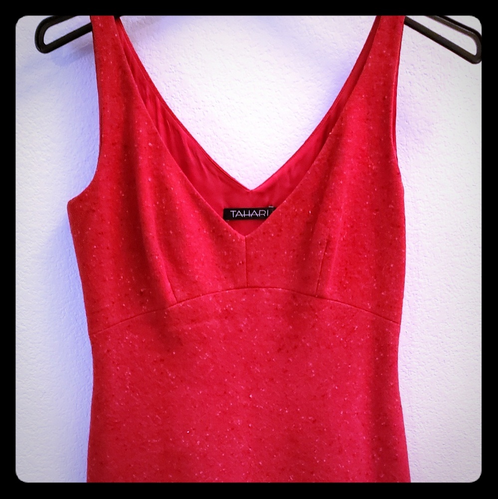 Tahari Red Dress